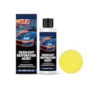 Abrillantador De Faros,Renovador Faro Coches,Reparación De Faro Delanteros,Kit de Pulido de Faros de Coche,Para Pulir Lámparas Amarillentas,100ML