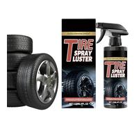 Abrillantador De Neumáticos | Limpiador De 120 Mililitros Para El Cuidado De Llantas - Spray Para Detalles De Neumáticos | Para Campo A Través Casa Al Aire Libre Garaje Coche Vehículo Automotriz Autoc