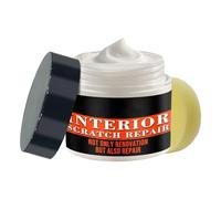 Abrillantador interior | Renovador de color y cera brillante para tapicería de coche | 100 g de crema de cuidado de coche con - para caravanas, furgonetas, furgonetas, furgonetas y