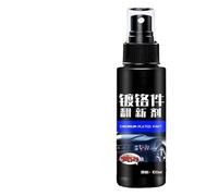 Abrillantador Para Cromo De Coche - Restaurador De Arañazos Para Pulido De Metales Automotriz,Protector Brillante Multiusos para Metal Emblemas de Camión SUV Latón Aluminio Cobre Acero Inoxidable