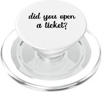 ¿Abrió un Ticket Funny System Admin Network Soporte de TI PopSockets PopGrip para MagSafe