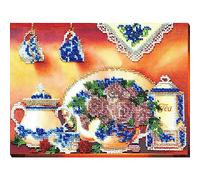 Abris Art AB-094 - Juego de punto de cruz (algodón, 19 x 19 cm), multicolor