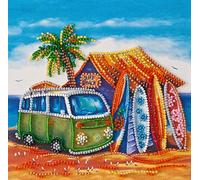 Abris Art AM-197 - Juego de punto de cruz, algodón, multicolor, 15 x 16 cm