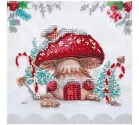 Abris Art AM-217 - Juego de punto de cruz (algodón, 15 x 16 cm), multicolor