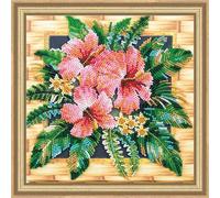 Abris Art AMB-026 - Juego de punto de cruz, algodón, multicolor, 20 x 21 cm