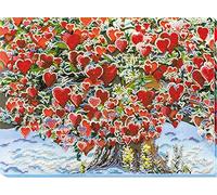 Abris Art Juego de Bordado con Perlas, Algodón, Multicolor, 27 x 19 cm