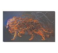 Abris Art Juego de Bordado con Perlas, Algodón, Multicolor, 30x19cm