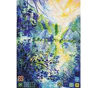 Abris Art Juego de Punto de Cruz, Algodón, Blanco, normal