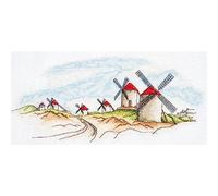 Abris Art Juego de Punto de Cruz, Algodón, Multicolor, 18x21cm
