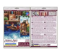 Abris Art Juego de Punto de Cruz, Algodón, Multicolor, 26x22cm