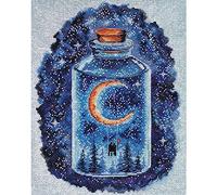 Abris Art Juego de Punto de Cruz, Algodón, Multicolor, 28 x 21 cm