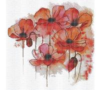 Abris Art Juego de Punto de Cruz, Algodón, Multicolor, 28 x 21 cm