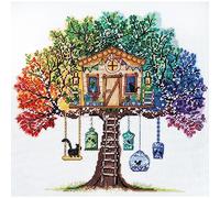 Abris Art Juego de Punto de Cruz, Algodón, Multicolor, 33 x 21 cm