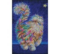Abris Art Juego de Punto de Cruz, Algodón, Multicolor, 35x21cm