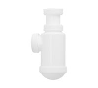 Abrisa 00000000 sifon botella extensible 1 1/2 tuerca loca, blanco
