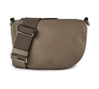 abro Mina Bolsa de hombro Piel natural 26 cm gris