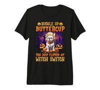 Abróchate el botón Buttercup You Just Flipped My Witch Camiseta Premium