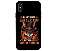 Abróchate la Taza de Mantequilla You Just Flipped My Witch Switch Carcasa para iPhone X/XS