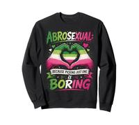 Abrosexual Porque Elegir uno es Aburrido Sudadera
