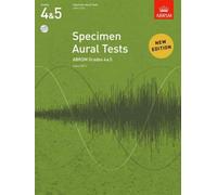 ABRSM Specimen Aural Tests: Grades 4 - 5 (2011 +) Book/2 CDs