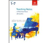 ABRSM Teac de conmutación Notes On Piano Exam Pieces: 2013 - 2014 (Grades 1 - 7). Para Piano