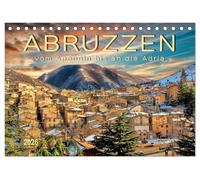 Abruzzen, vom Apennin bis an die Adria (Tischkalender 2026 DIN A5 quer), CALVENDO Monatskalender: Eine Reise in die abwechslungsreiche Region in Mittelitalien.