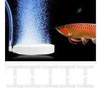 ABS -Acuario -T -Sleck 3 formas de volumen de tubo kit de válvula de flujo de aire, 10 unids Accesorios duraderos para bomba de tanque de pesca