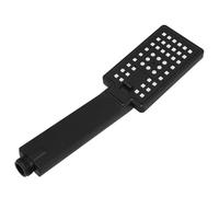 Abs Cabezal Presión Extraíble de Plástico de Alta para Baño | Boquilla Desmontable, Flujo Potente y Modo Cómodo, Accesorio Moderno para Uso Doméstico, Color Negro