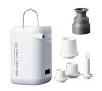ABS Camping Bombas Eléctricas con Iluminación Dispositivo de Inflación 2 en 1 para Carpas Barcos Instalaciones rápidas para Exterior Ligero Bomba de engranaje de camping