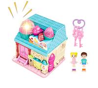 ABS - Casa de muñecas a partir de 17,5 cm | Villa De Transformación Con Música Ligera | Juguetes interactivos para niños 3 años en adelante Simulación regalo para niñas