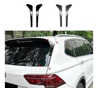 ABS Coche Ventana Trasera alerón Lateral ala Labio Canards para Volkswagen VW Tiguan MK2 Rline 2017-2023 + Kit de carrocería Tuning Accesorios de Estilo,Gloss Black