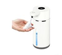ABS Dispensador de jabón eléctrico 420ml Montaje en pared Recargable | Sensor infrarrojo de 0,25 s, sin contacto, evita la propagación, capacidad de 420 ml, entrega rápida de espuma