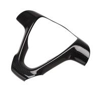 ABS/Fibra de Carbono Decoración del Volante del Coche Cubierta del Marco para Smart Fortwo 451,Marco Logotipo Centro del Volante del Coche Adorno del Volante Accesorios.