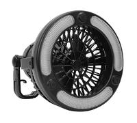 ABS Ligero 18LED Tienda de Campaña Ventilador Luz Portátil para Actividades Al Aire con Gancho 1PC 6,57x7,24 Pulgadas