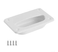 ABS Marine Floor Buckle and Handle for Secure Hatch Access Suitable for Yates, Speedboats, and Various Maritime Vehicles (blanco)