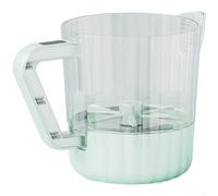 ABS Mezclador eléctrico 1L Bowl para arroz y huevos (azul) | 3- control, capacidad de 1L, colador incorporado, recargable por USB, función de limpieza de arroz