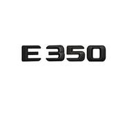 ABS Negro Mate E 350 "Maletero de Coche Letras traseras Palabra Insignia Emblema Carta calcomanía Pegatina Apta for Mercedes Benz Clase E E350