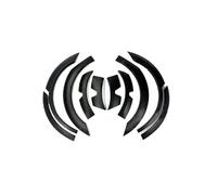 ABS Pasos Rueda Carrocería Guardabarros De Coche Con Ceja Ancha Para Tesla Para Model Y 2021+ VNRQJLSN(ABS Matte black)