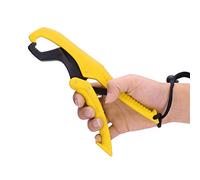 ABS Pl¡§¡é Flotante Grip de Pescado Aleaci¡§?n de Zinc Pescado Agarre de Labios con Tira de mu?eca para atrapar Peces Sin herido Auxiliar(Small-Amarillo),Otras Herramientas y Accesorios de Pesca