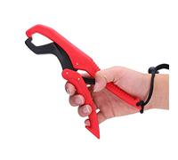 ABS Pl¨¢ Flotante Grip de Pescado Aleaci¨®n de Zinc Pescado Agarre de Labios con Tira de mu?eca para atrapar Peces Sin herido Auxiliar[Small-Rojo]