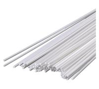 ABS Plastic Bars Rod Square Length 500Mm, Solid Bar Side 1-2Mm Suitable for DIY Scene Model Making, length 1.5mm (60pcs)(Side length 1mm (96pcs))