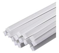 ABS Plastic Square Rod Length 500Mm, Side 3-5Mm Suitable for Making Scene Models, Handicrafts And Decorations, length 5mm (15pcs)(Side length 5mm (15pcs))