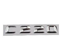 ABS plástico Coche Maletero Trasero Letras Insignia Emblema calcomanía Pegatina Apta for Mercedes Benz Clase C C220