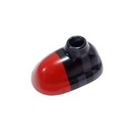 ABS plástico Radio señal Antena decoración Recorte Pegatina Cubierta de la Cubierta de la Cubierta para Mini Cooper R55 Clubman R56 Hatchback 2006~2014 (JCW A, Type A)