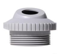 ABS Pool Eyeball Jet Fitting Modelo SP1419D Apoyo Movimiento de boquilla de 360 grados para redirección dinámica de flujo (gris)