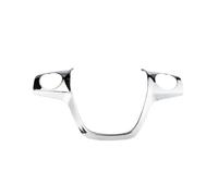 ABS Protector Para Volante De Coche Pegatina Embellecedora De Lentejuelas Para Ford Para Focus 3 Mk3 Para Kuga Para Escape 2012-2015 Decorativo Interior(Silver style1)