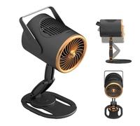 Abs Rechargeable - 17.6x18x20.8 Cm 2400mah Desktop Extractor | 3 Speed Silent Portable Range Hood For Indoor Bbq | Adjustable Stand Air Purifier For Camping Rv | Hot Pot Kitchen Fan 5w