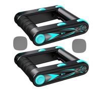 Abs Roller Wheel, 4.72 inch Foldable Abdominal Exercise Trainer for Core Strength Training, Lightweight Non-Slip Wheel Machine with Comfortable Grip, Fitness Equipment for Pilates Indoor Workouts
