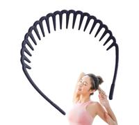 ABS Teeth Comb Curly Hairband | Headbands For Women Hoop | Hair Handband For Washing Face For , Makeup, Skin Care, Spa, Shower, Bath, Daily Hair Styling, Women, Men, Face Wash