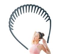 ABS Teeth Comb Curly Hairband | Headbands For Women Hoop | Hair Handband For Washing Face For , Makeup, Skin Care, Spa, Shower, Bath, Daily Hair Styling, Women, Men, Face Wash